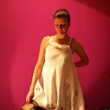  – T A B L E C L O T H REMAKE - dress with pocket - ecofrendly design