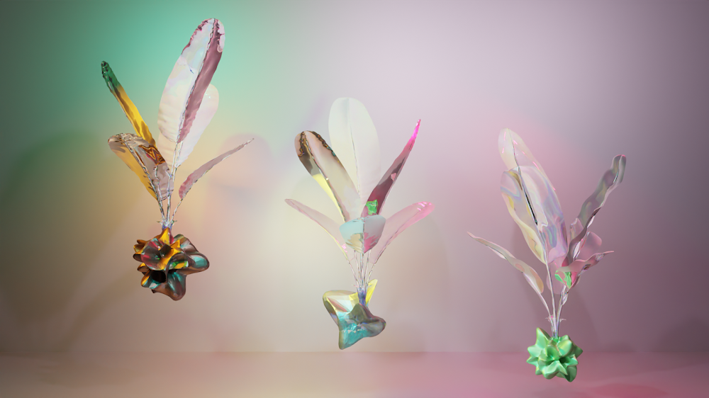 Prismatic Plants, 2021 / 1920x1080 / PNG / RGB #3/256