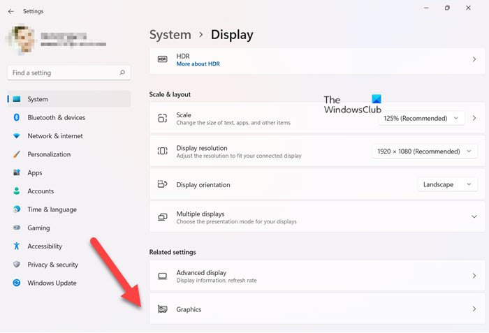 Configuración de gráficos