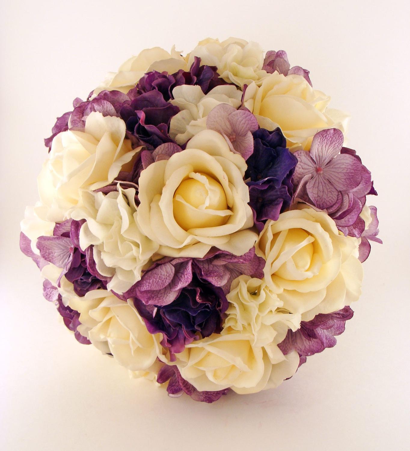 Silk Flower Bridal Bouquet