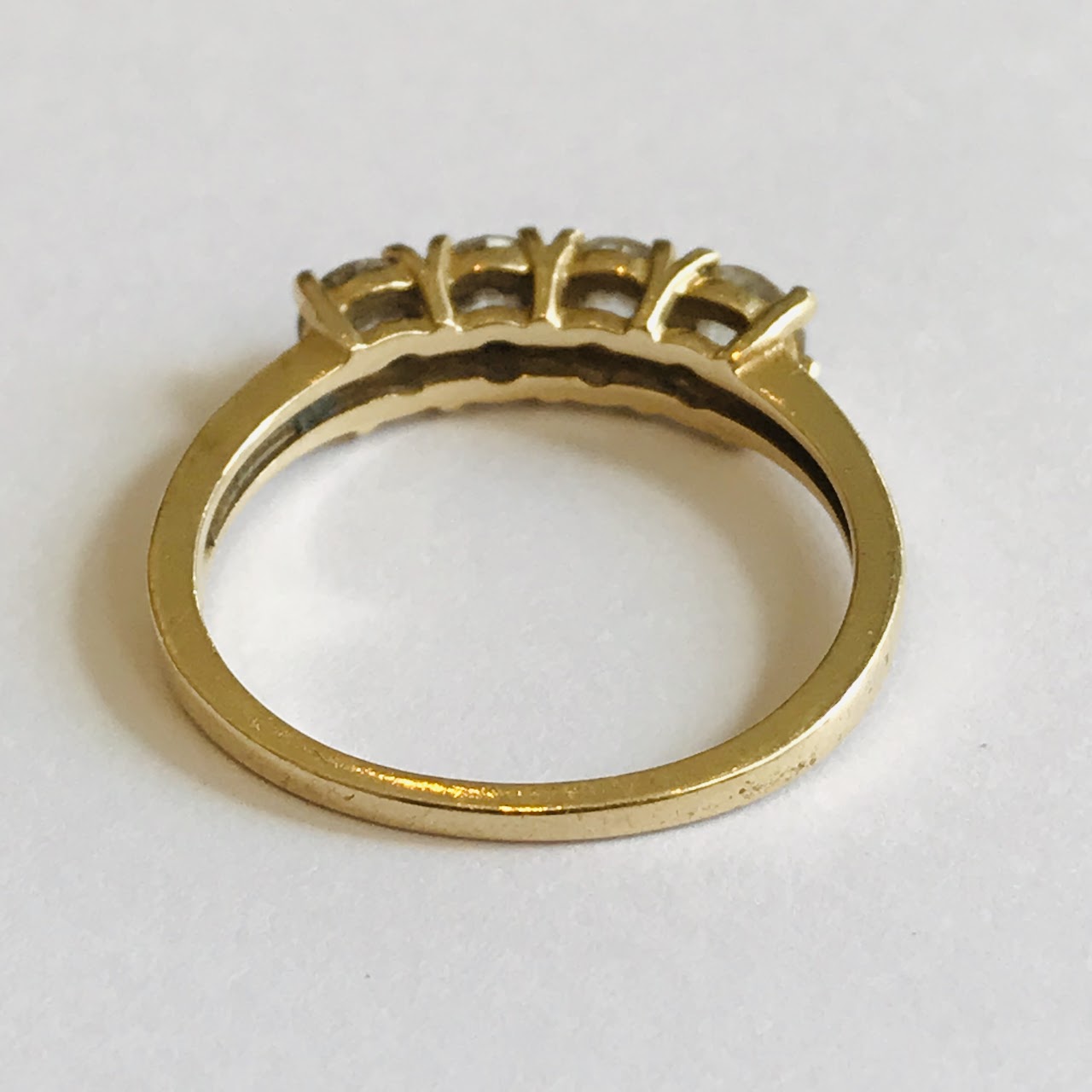 14K Gold & CZ Ring