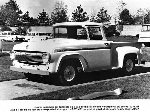 1957 Ford F100 Clay Model by