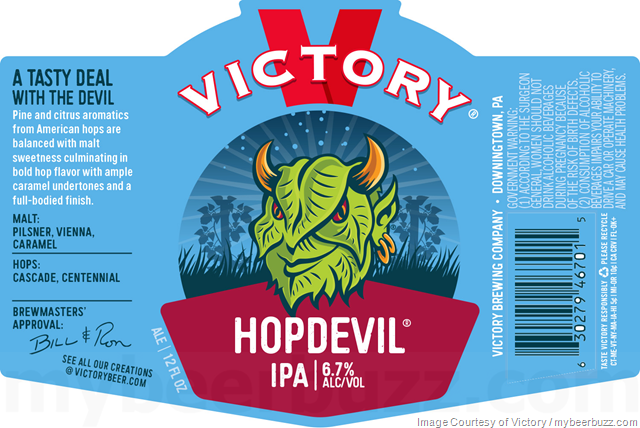 Victory Updating HopDevil IPA, Golden Monkey & Prima Pils