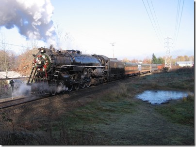 IMG_0983 Spokane, Portland & Seattle A-1 4-8-4 #700 at Oaks Park in Portland, Oregon on December 5, 2009