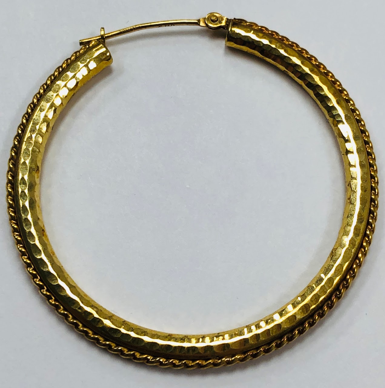 18K Gold Hoop Earrings