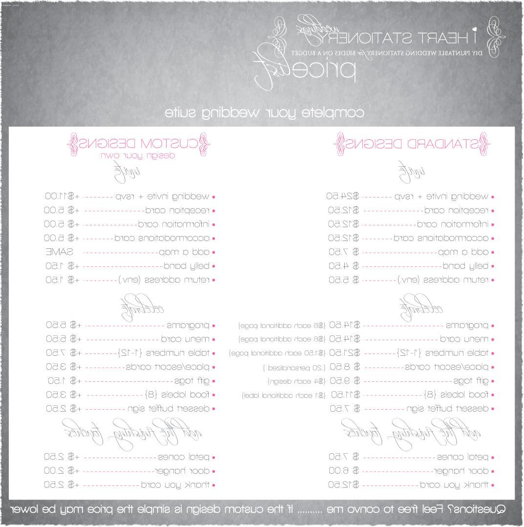 Printable Wedding Invitation