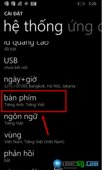 Hướng dẫn gõ Tiếng Việt cho Windows Phone + Hình 3