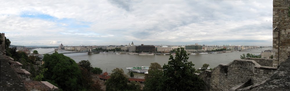 Panoramic view of Pest