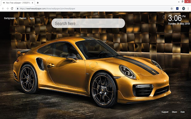 Porsche Wallpaper HD Cars New Tab Themes