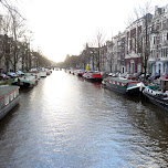 canals of Amsterdam - De Jordaan in Amsterdam, Netherlands 