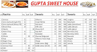 Gupta Sweets House menu 1