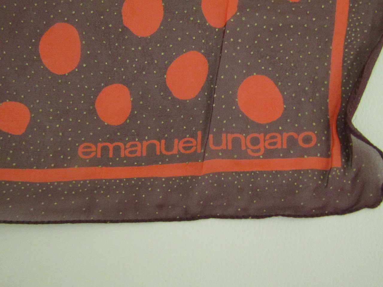 Emanuel Ungaro Polka Dot Scarf Trio