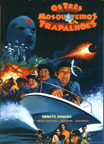 capa Os Três Mosqueteiros Trapalhões   DVDRip AVI Nacional