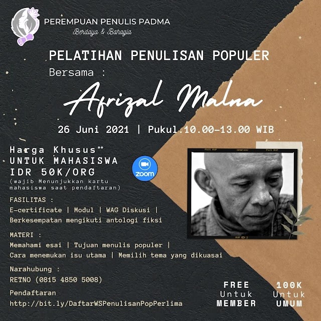 Pelatihan Menulis Populer