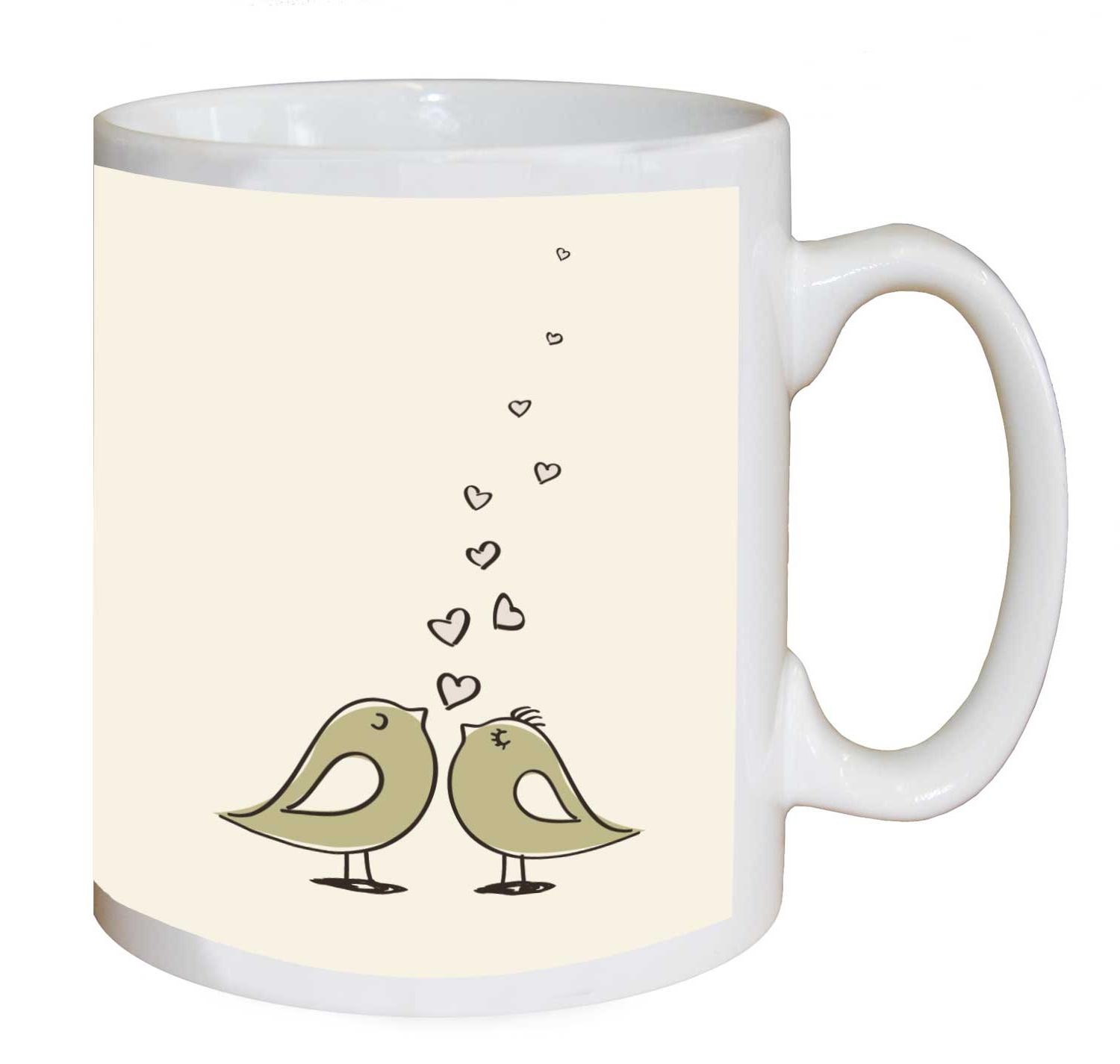 The Love Birds Wedding Mug can