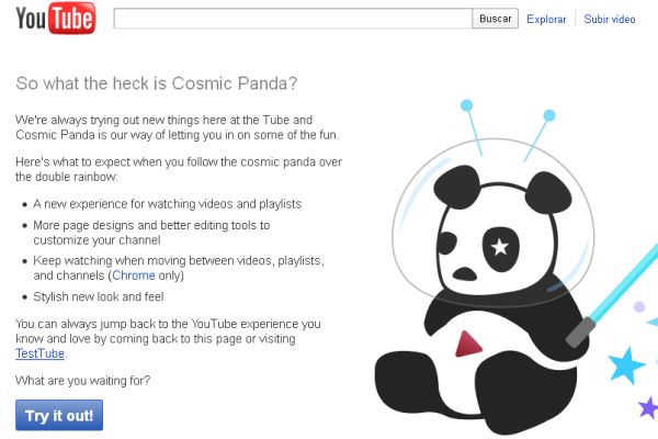 Como probar la nueva Interfaz Youtube