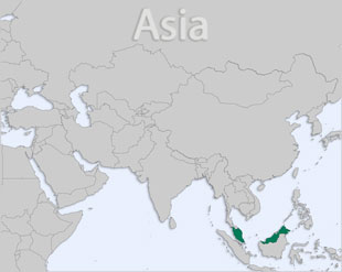 Malaysia location map