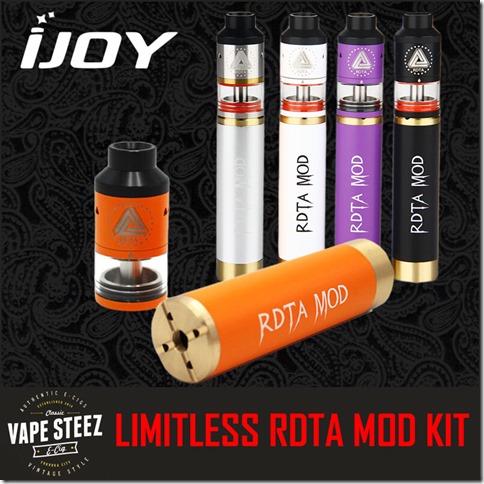 limitless mod kit 1 thumb1 - 【元祖メカニカルRDTA KIT∑(･Д･; )】LIMITLESS RDTA MOD KIT（リミットレス　アールディーティーエー　モッド　キット）【25mmKITレビュー】～ビルドに限界なし！？編～