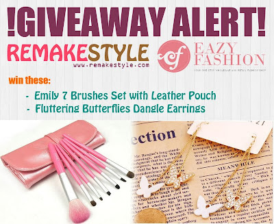 Win Beauty and Fashion Products Giveaway | RemakeStyle.com X Eazy Fashion Shop Giveaway