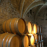 cellar at Chillon Castle in Switzerland in Veytaux, Switzerland 