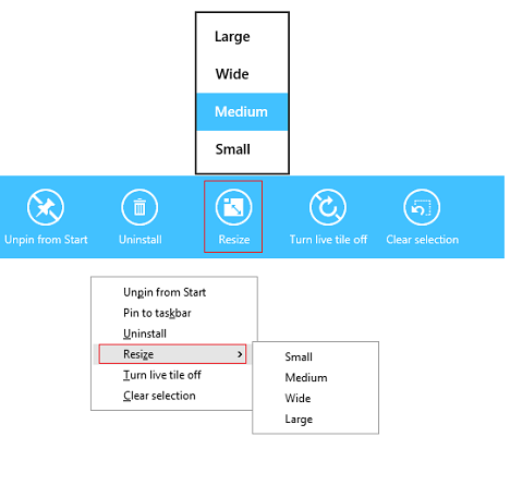 Windows 8.1, écran de démarrage, vignettes, personnaliser, groupe, nom, vignettes dynamiques