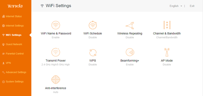 Tenda AC10, AC1200, wireless, router