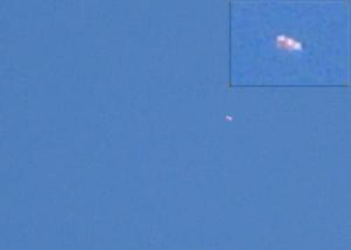 Unknown Object Photographed Over California