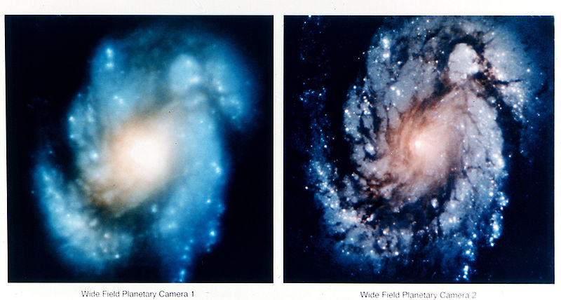 파일:external/upload.wikimedia.org/800px-Hubble_Images_of_M100_Before_and_After_Mirror_Repair_-_GPN-2002-000064.jpg