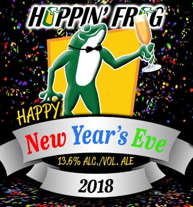 Hoppin’ Frog Releasing New Year's Eve 2018 1/2