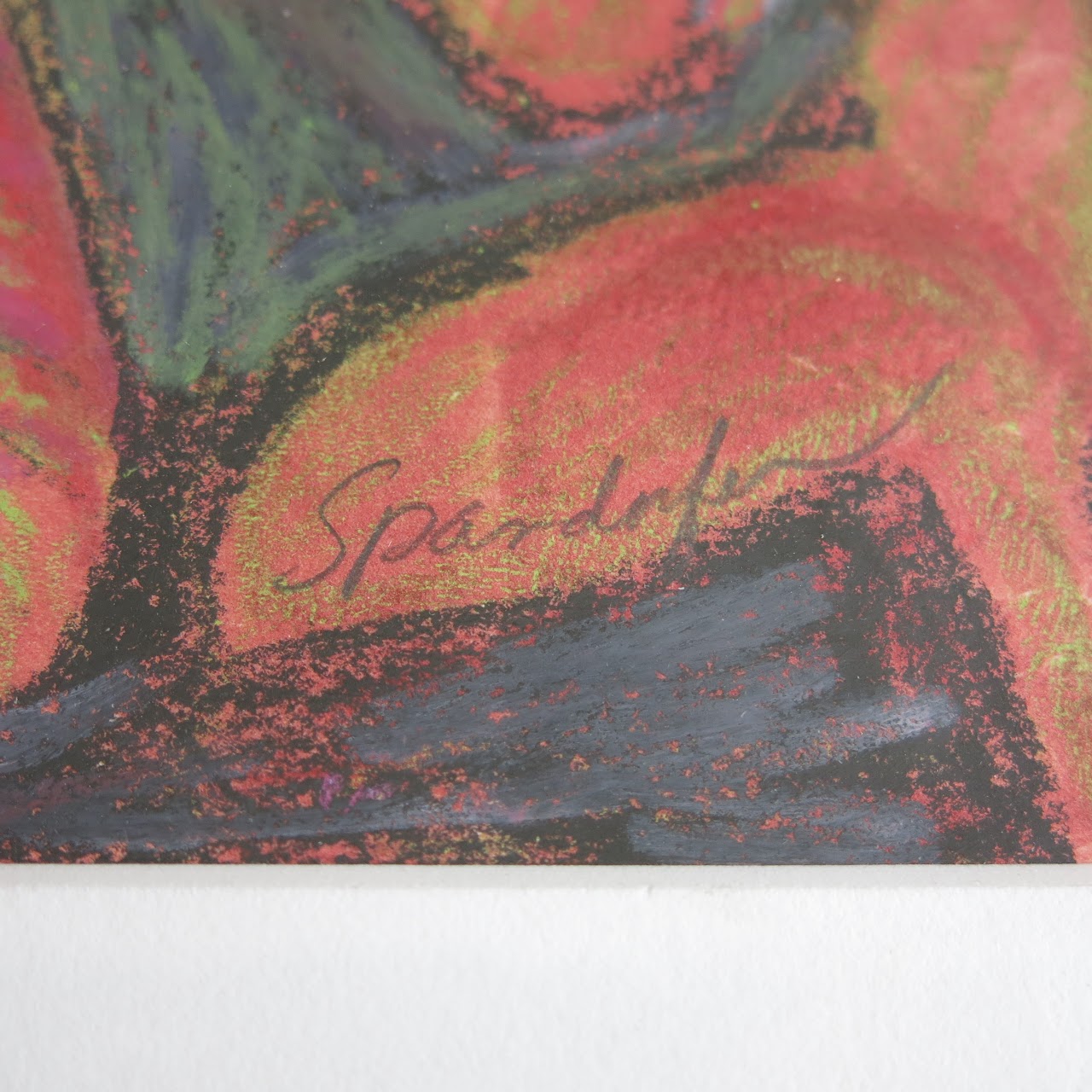 Merle Spandorfer Signed Oil Pastel