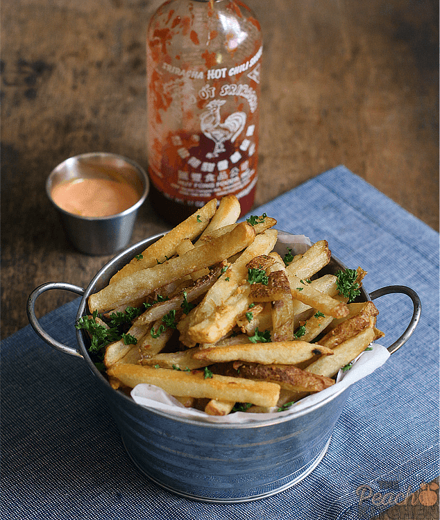 Baked Garlic Parmesan Fries For #USPotatoesForACause