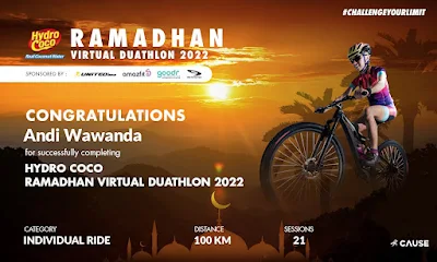 Hydro Coco Ramadhan Virtual Duathlon 2022