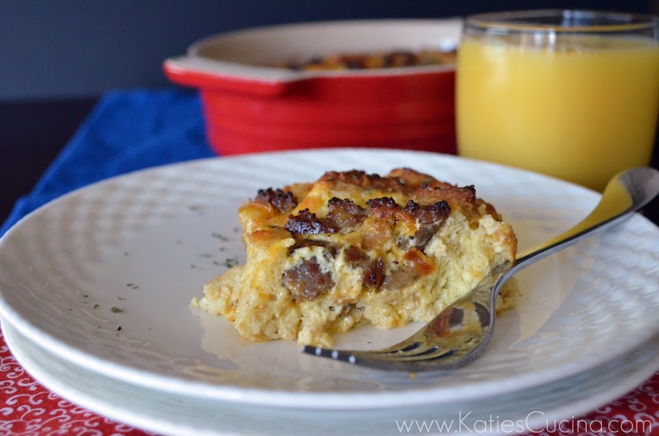Sausage, Egg, & Veggie Casserole from KatiesCucina.com #breakfast #recipe #egg Sausage, Egg, & Veggie Casserole from KatiesCucina.com #breakfast #recipe #egg