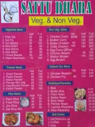 Sattu Dhaba menu 1