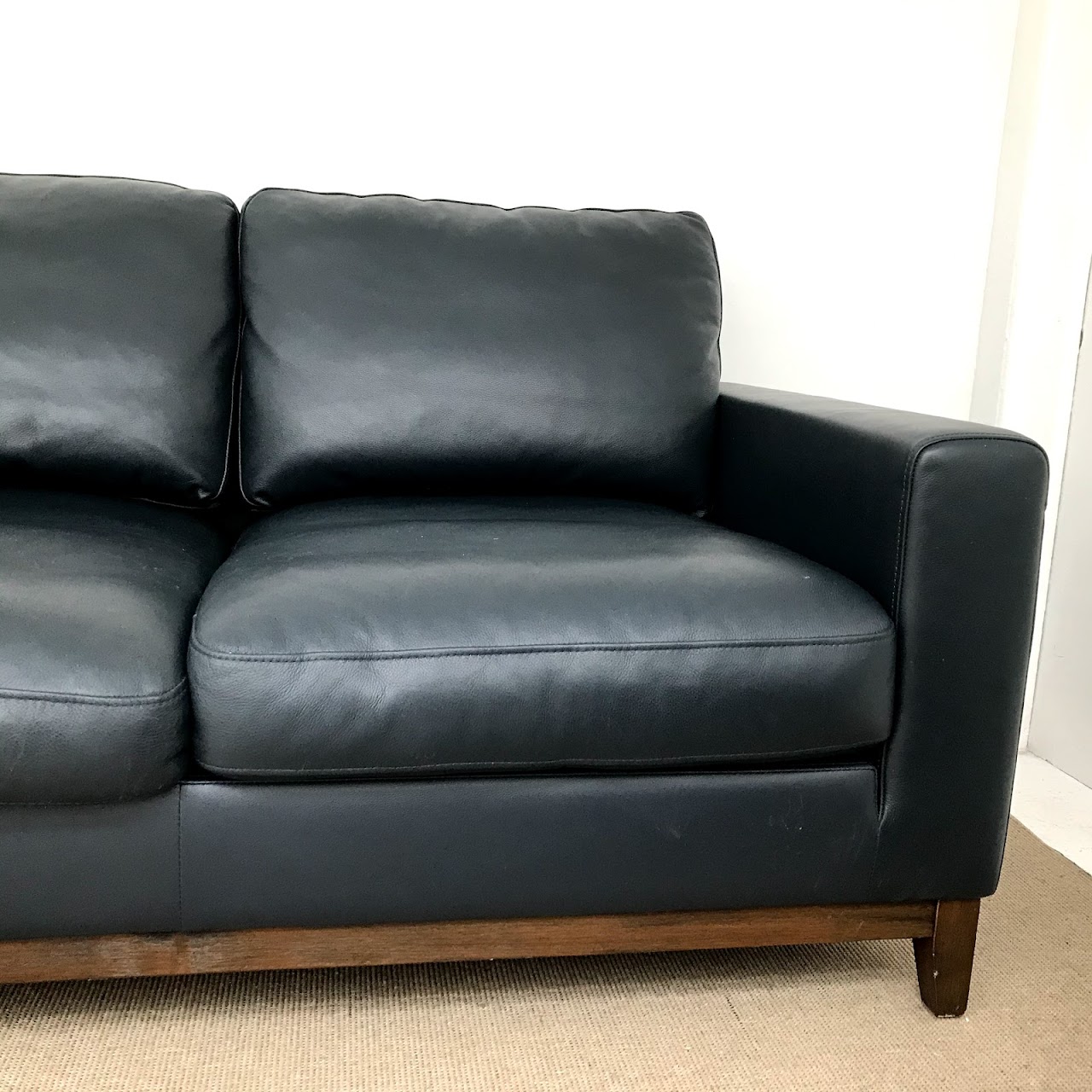 Contemporary Blue Sofa