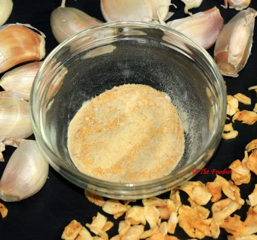 طريقة تجفيف وتحضير بودرة الثوم والبصل في المنزل Garlic-powder