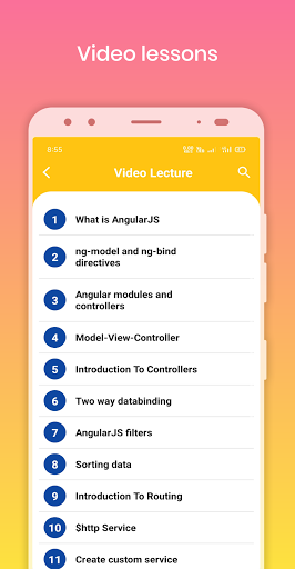 Screenshot Learn Angular