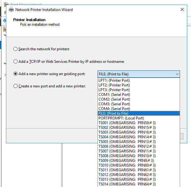 Add a Celiveo Shared Virtual Printer to Web Admin - Celiveo 8 - Ver