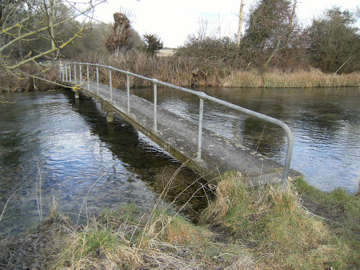 1002110058 Footbridge over River Test at Tufton