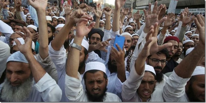 Asia-Bibi Islam Protestler Asia-Bibi Islam Protestler
