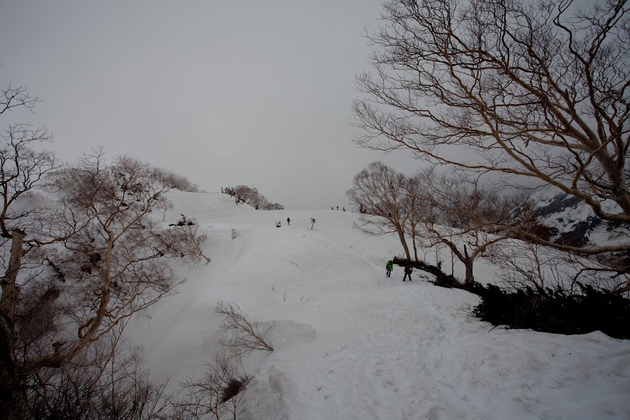 だんだんと霧が薄くなる