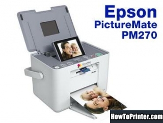 Reset Epson PM270 printer by Resetter program