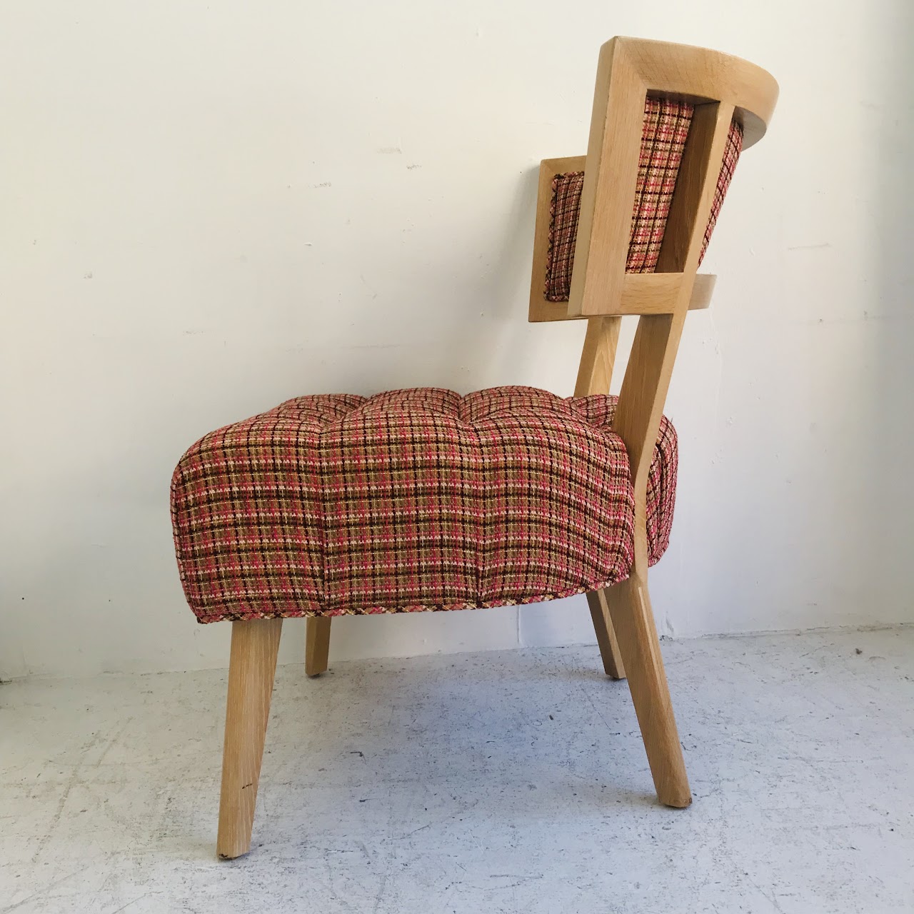 Pink Tweed Side Chair #2