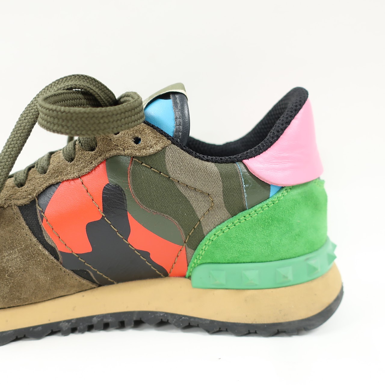 Valentino Rockrunner Camouflage Sneakers