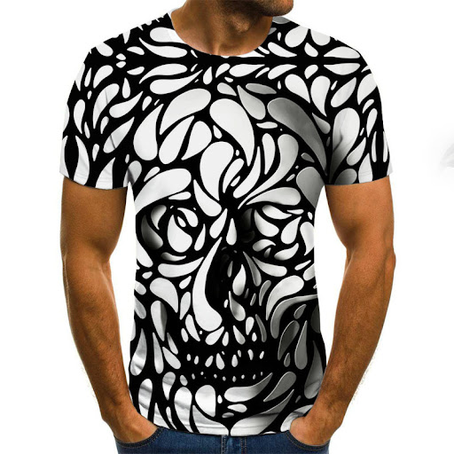 Title 6, Chuangyi Ink Watercolor Painting Short-sleeved ...