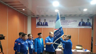 Teuku Syahwal Calon Tunggal Ketua DPC Partai Demokrat Pidie Masa Bakti 2022-2027 