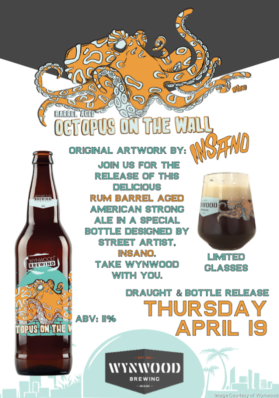 Wynwood Releasing Barrel-Aged Octopus On The Wall 4/19