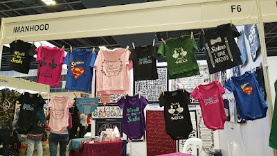 Imanhood from Malaysia sold cute onesies for babies and tiny tees for toddlers.