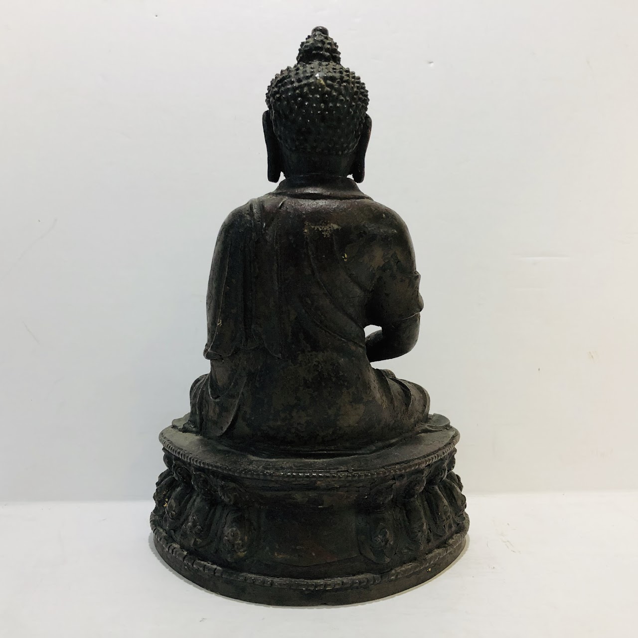 Large Iron Buddha Statue