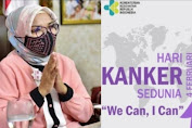 Hari Kanker Sedunia, Ketua YKI Sulsel Lies F Nurdin Dapat Pujian